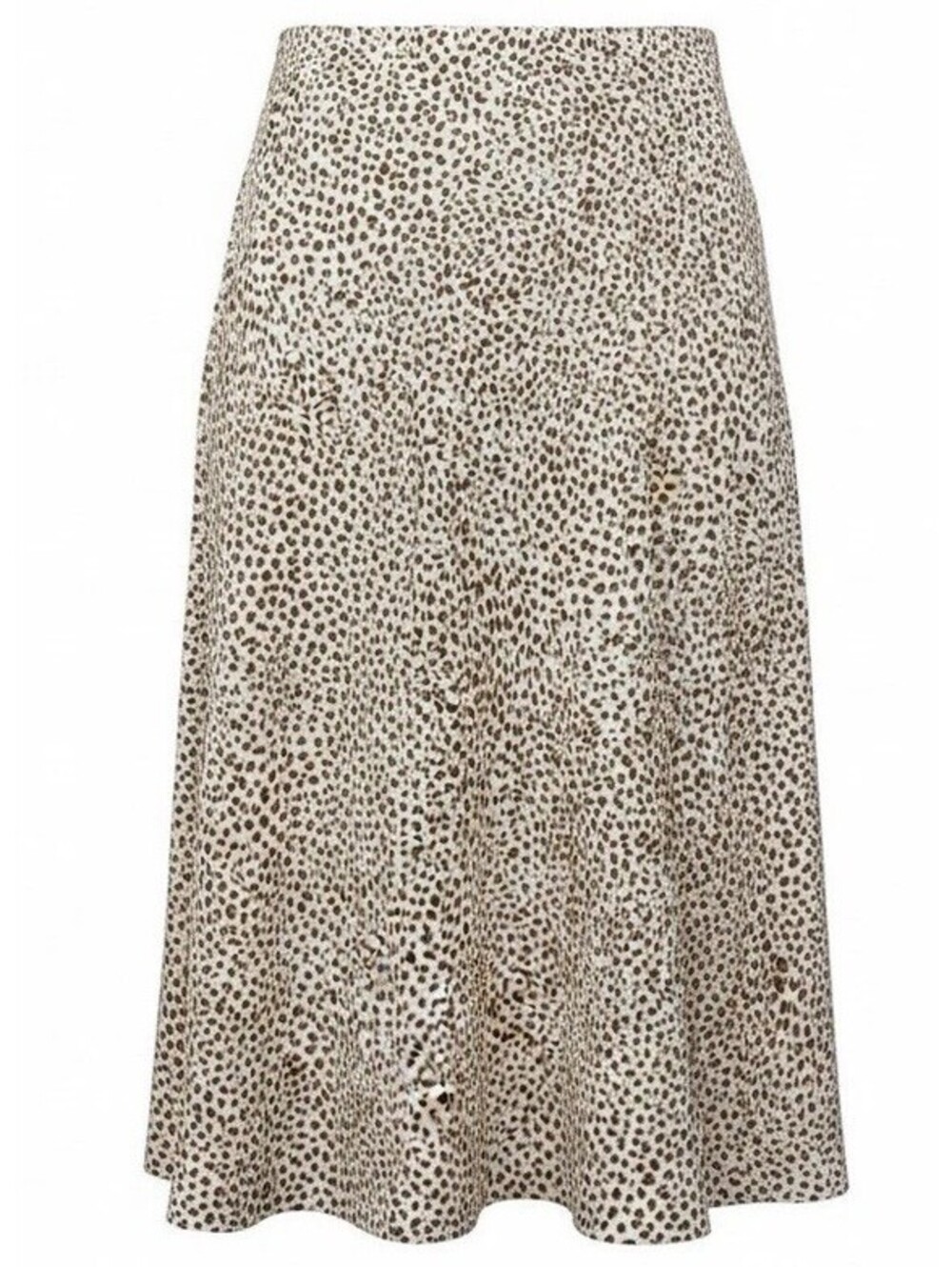 J.CREW Leopard Print Sz M Satin Midi Skirt Streetwear Chic Capsule A Line NWT